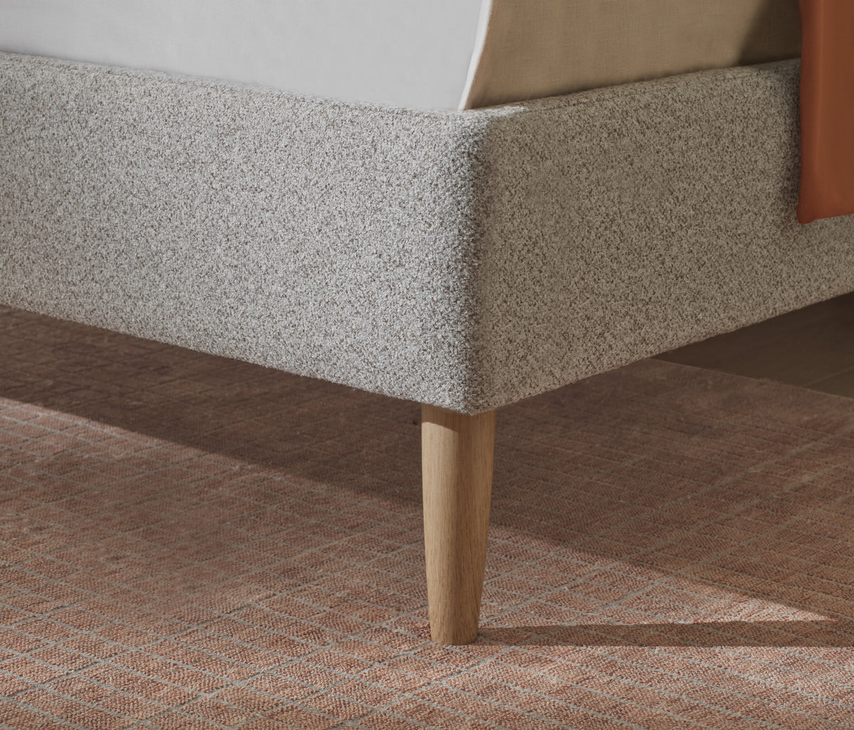 Marsell Bed met Hoofdbord Linnen Look - foto 13