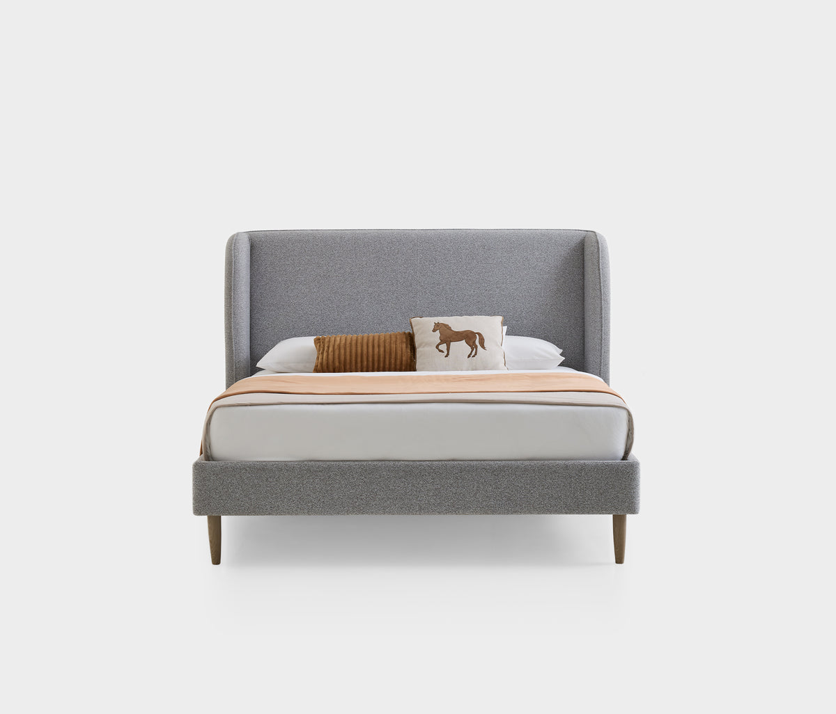 Marsell Bed met Hoofdbord Linnen Look - foto 15