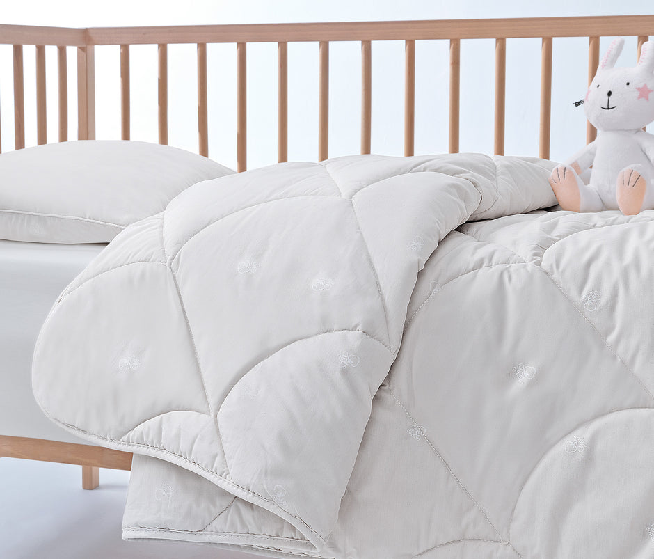 Morby Katoenen Baby Dekbed met Morby Katoenen Kussen