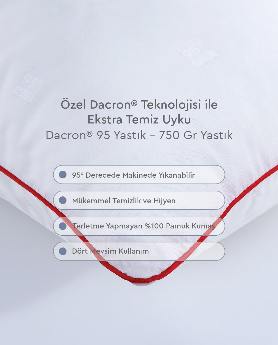Dacron® 95 Kussen 750 gr - foto 3