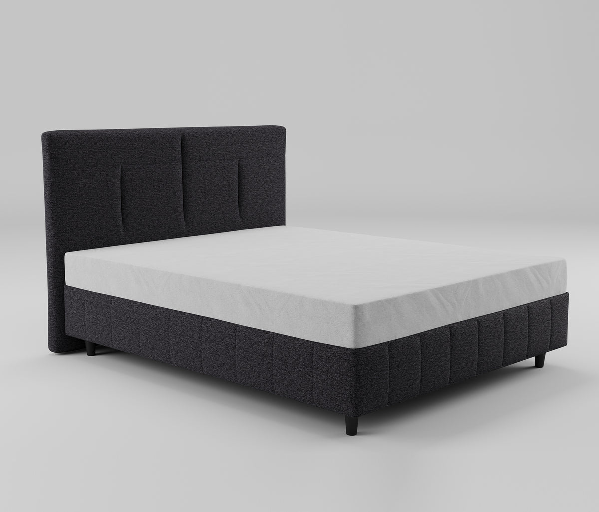 Dream Line Boxspring en Hoofdbord 2-delige Set Antraciet Y - foto 5