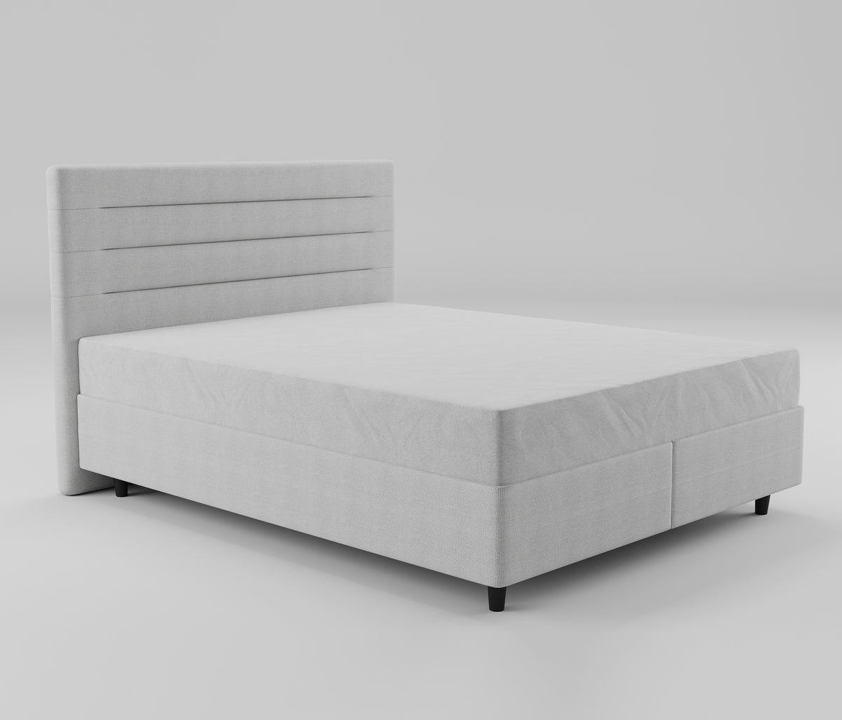 Supreme Pedic Boxspring en Hoofdbord 2-delige Set Cappuccino - foto 2