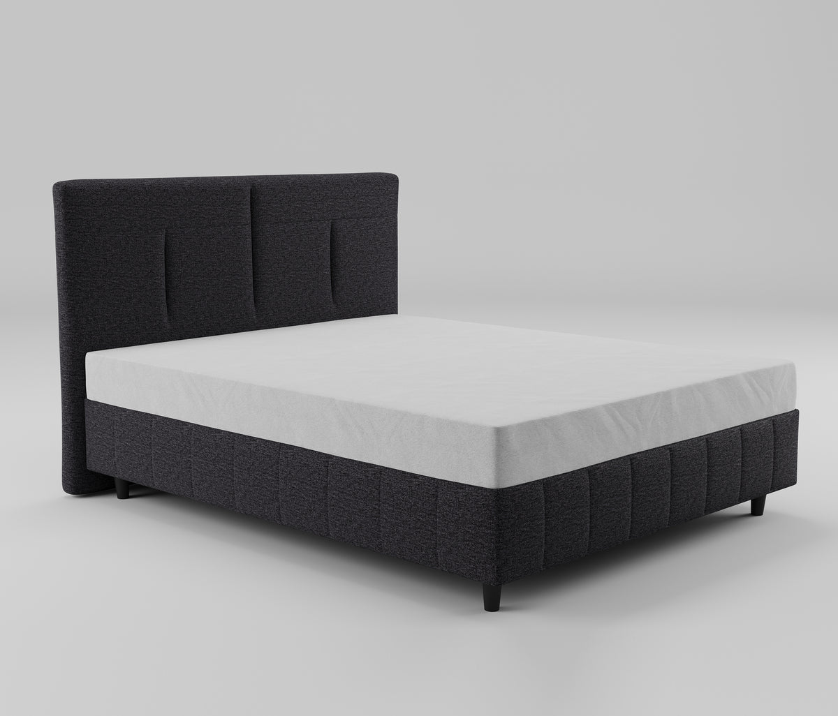 Dream Line Boxspring en Hoofdbord 2-delige Set Antraciet Y