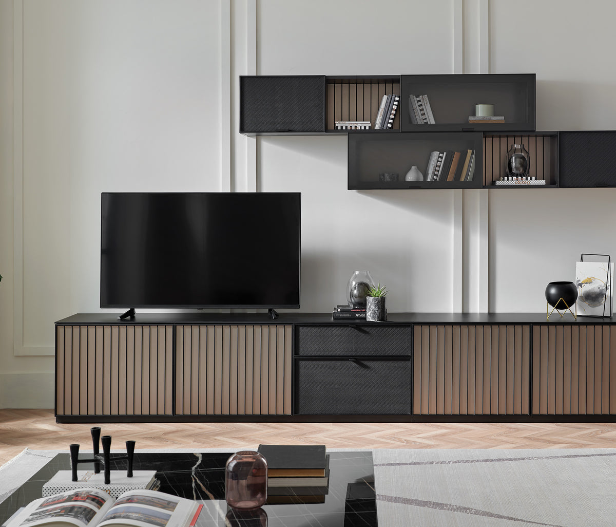 Riga TV-meubel Zijmodule met 2 Lades - foto 2