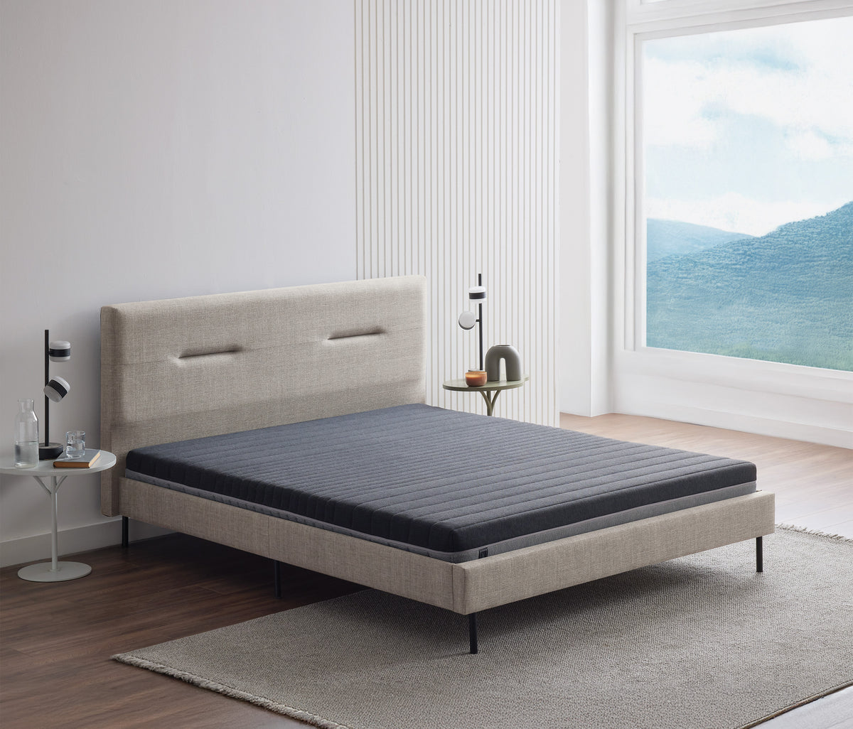 Optimum Support & Sovene Matras, Bed en Hoofdbord Beige - foto 13