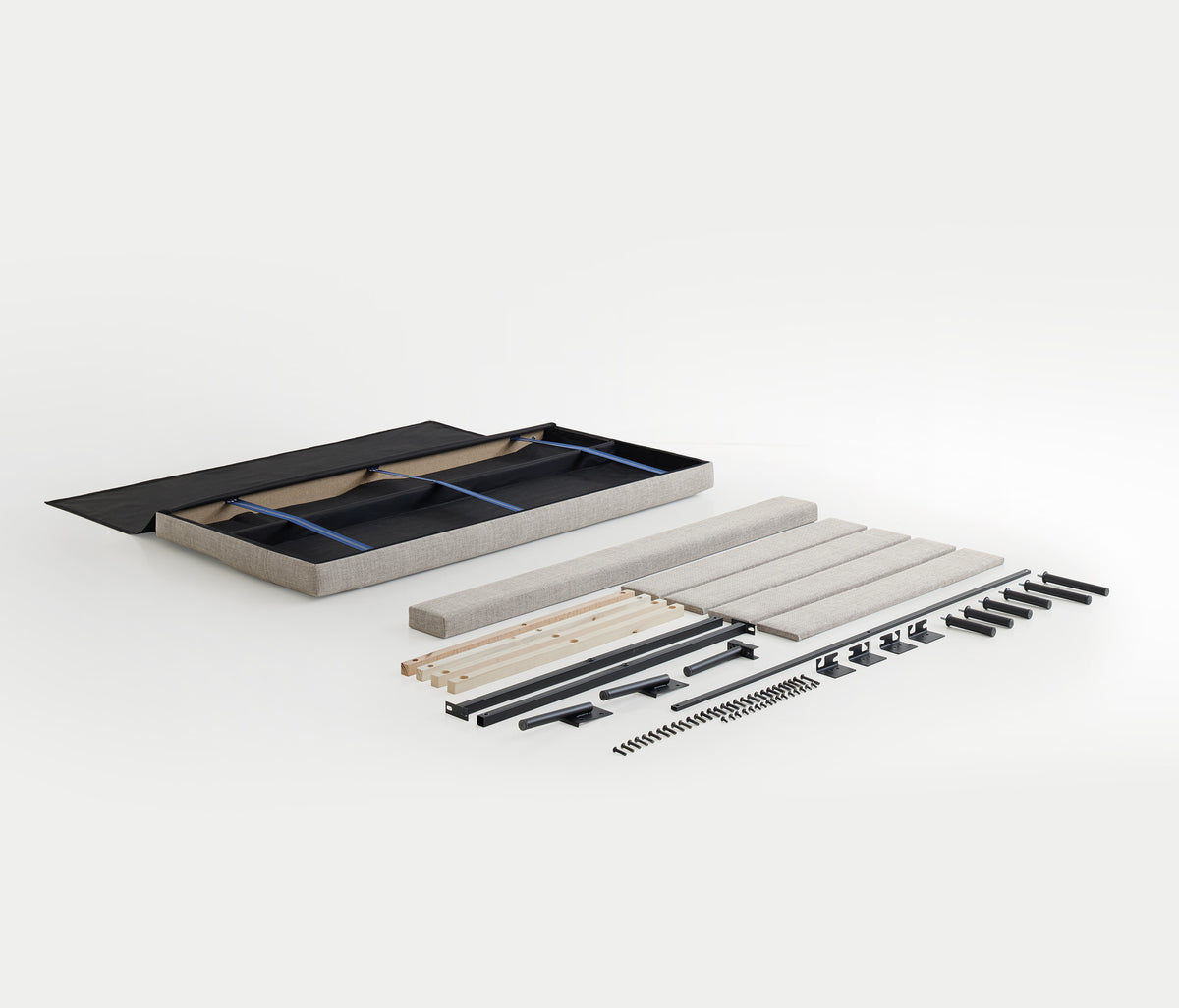 Optimum Support & Sovene Matras, Bed en Hoofdbord Beige - foto 20