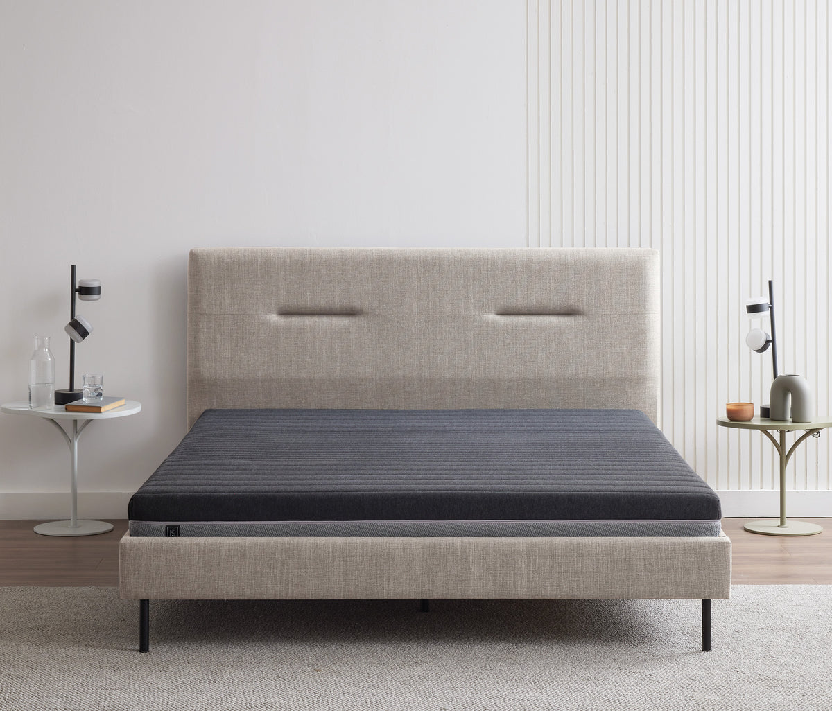 Optimum Support & Sovene Matras, Bed en Hoofdbord Beige - foto 22
