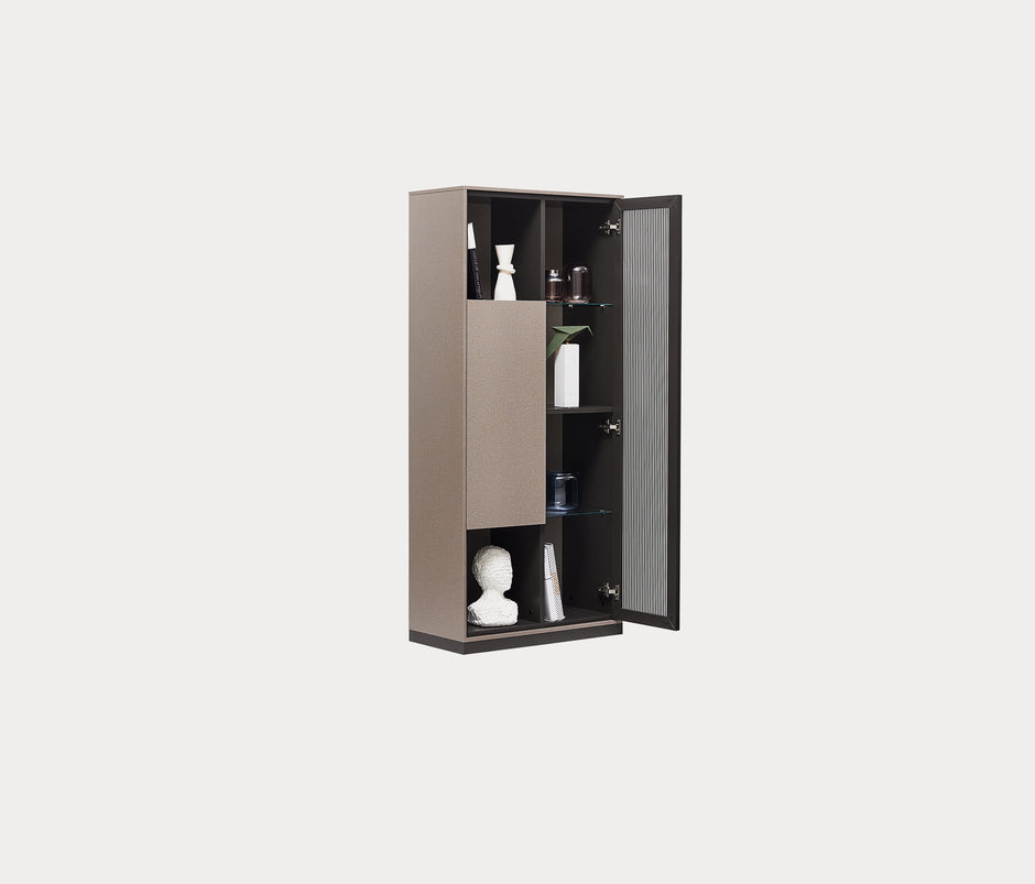 Berta TV-meubel Zijmodule met Deuren en Planken