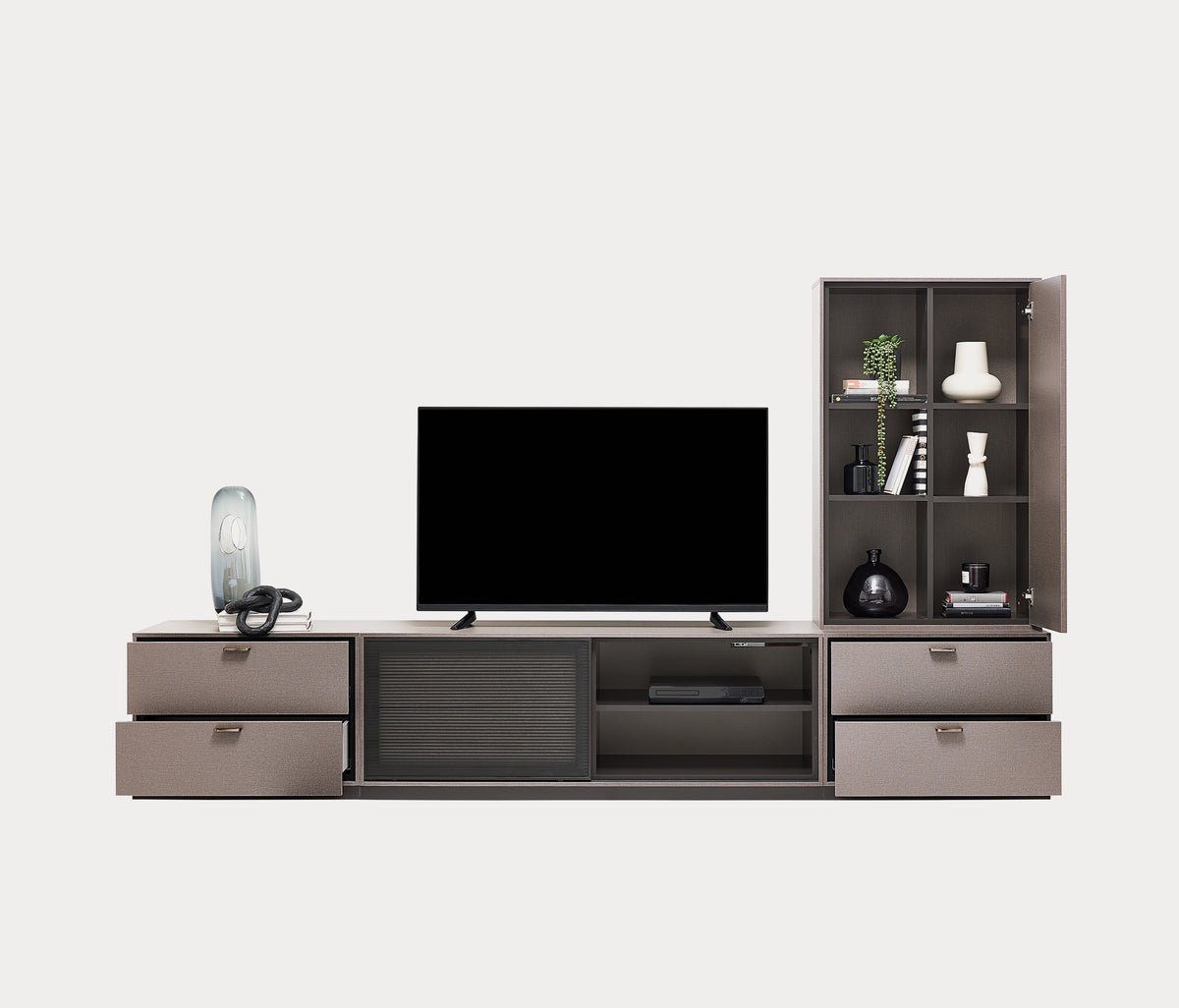 Berta TV-meubel Bovenmodule met Deuren en Planken - foto 5