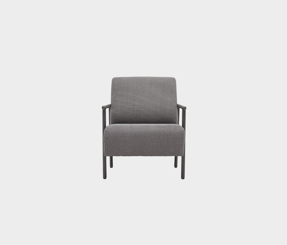 Berta Fauteuil Chenille Antraciet