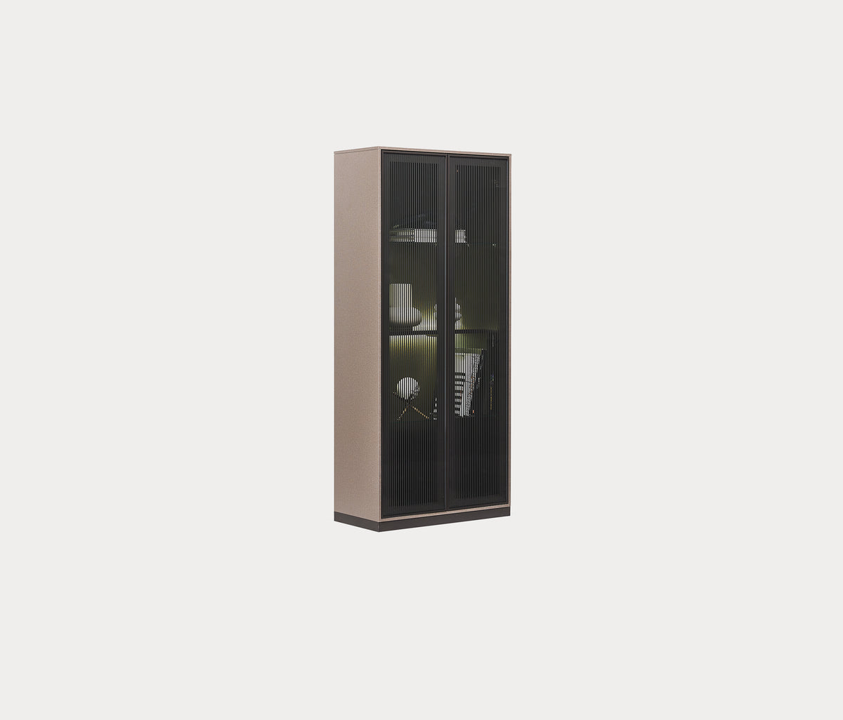 Berta TV-meubel Zijmodule met Glazen Deuren - foto 5