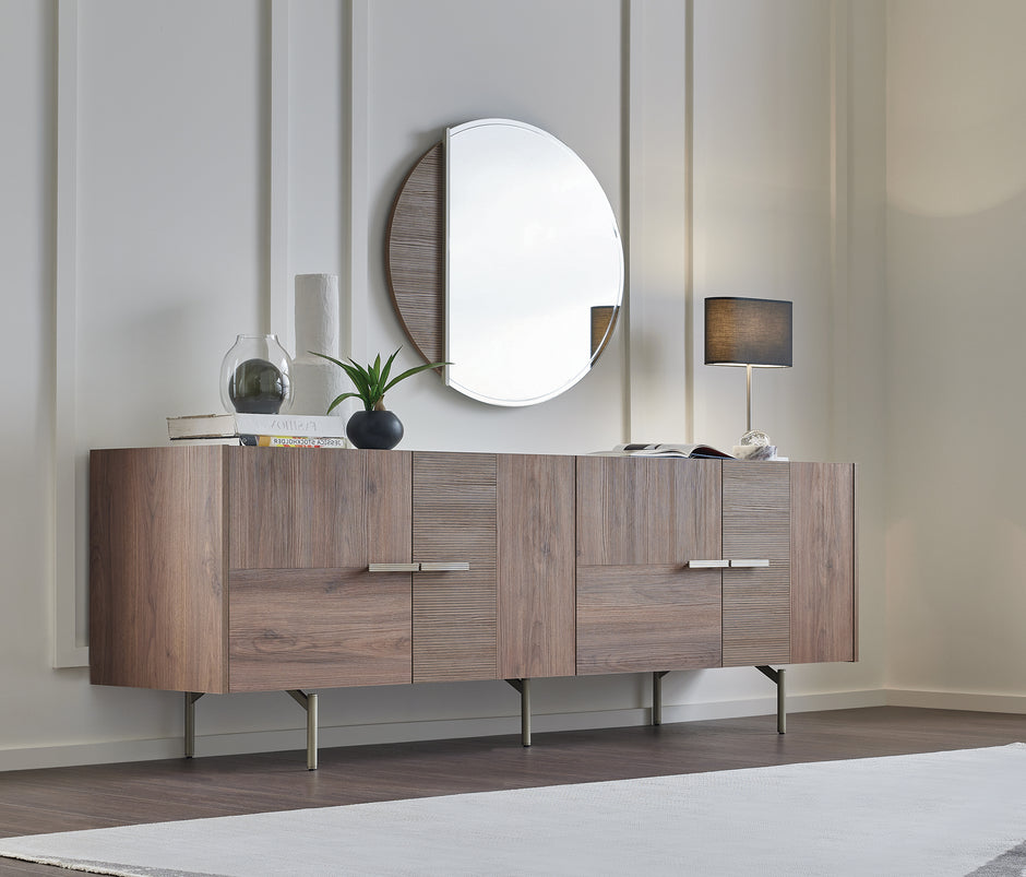 Pavia Dressoir 4-deurs Marmerlook