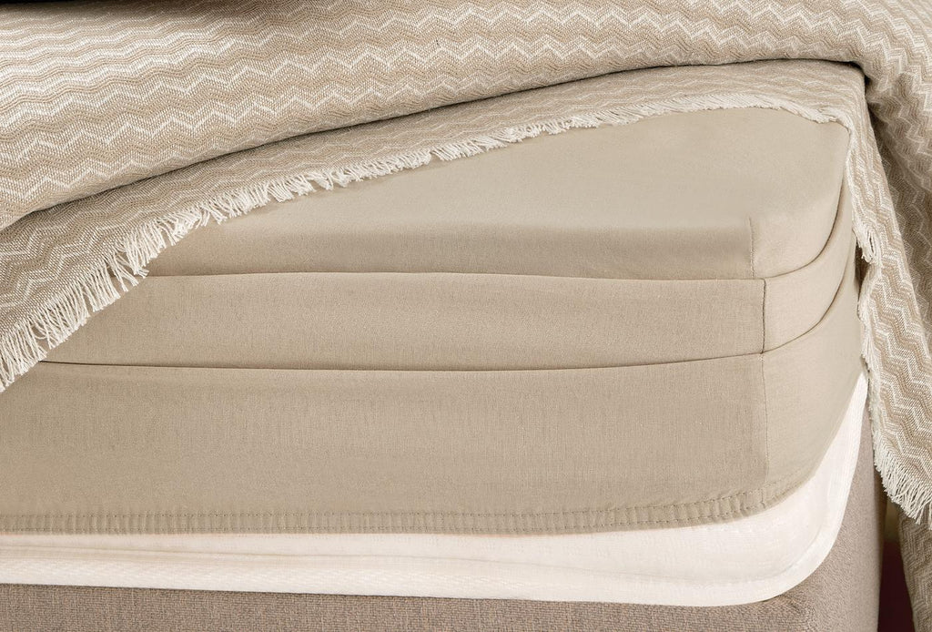 Gwen Beige Pique Tk Eenpersoons - foto 5