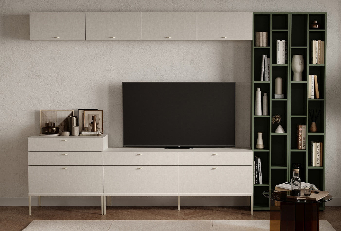 Fit Flex 4 met lades op poten Module Linnen 160x67 - foto 3