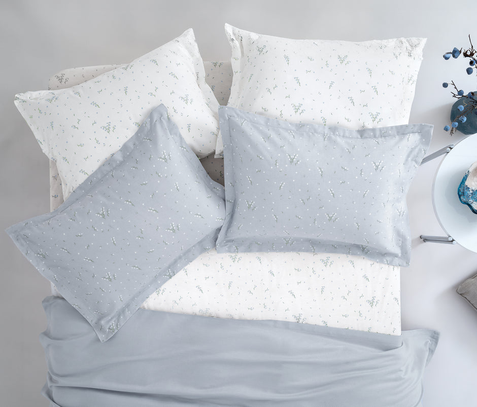 Ramona Bamboe Piqueset Lichtblauw