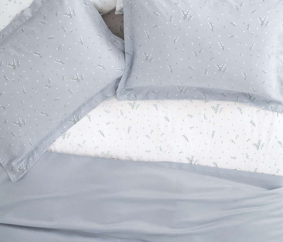 Ramona Bamboe Piqueset Lichtblauw