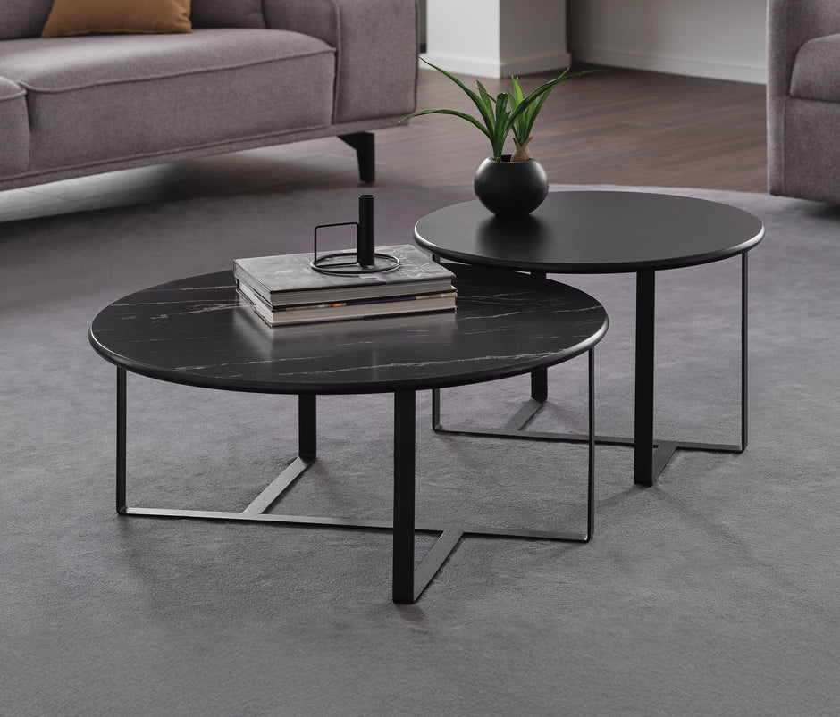 Padme Salontafel MDF Marmerlook