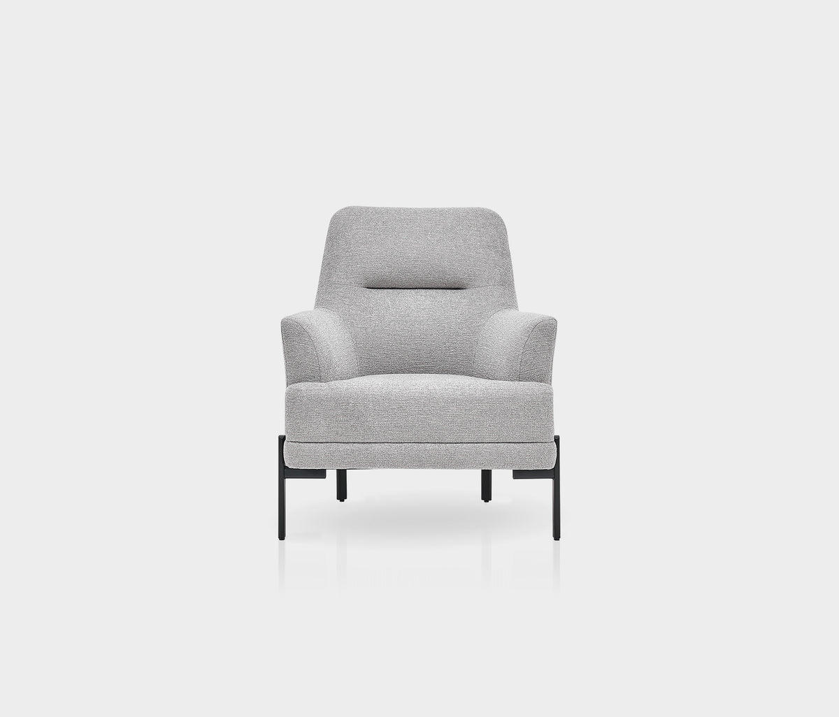 Terra Fauteuil Bouclé Middengrijs