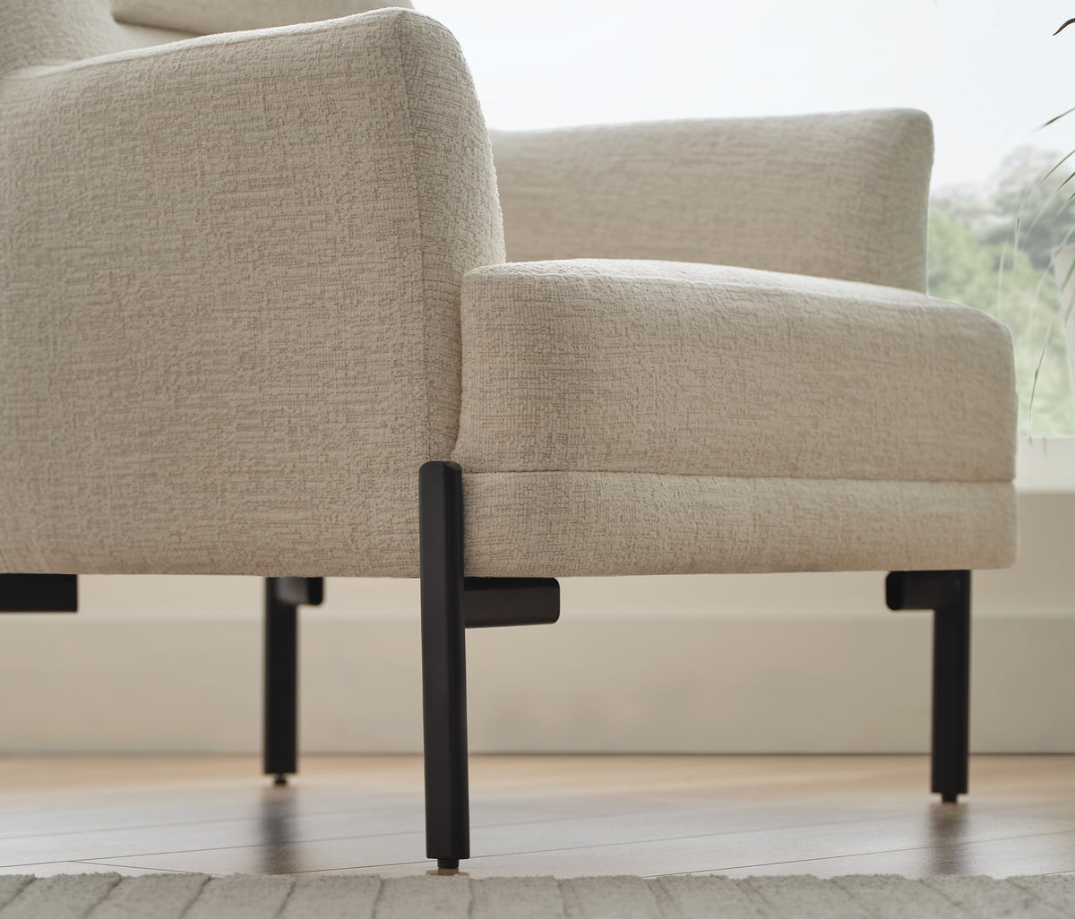 Terra Fauteuil Bouclé Middengrijs - foto 3