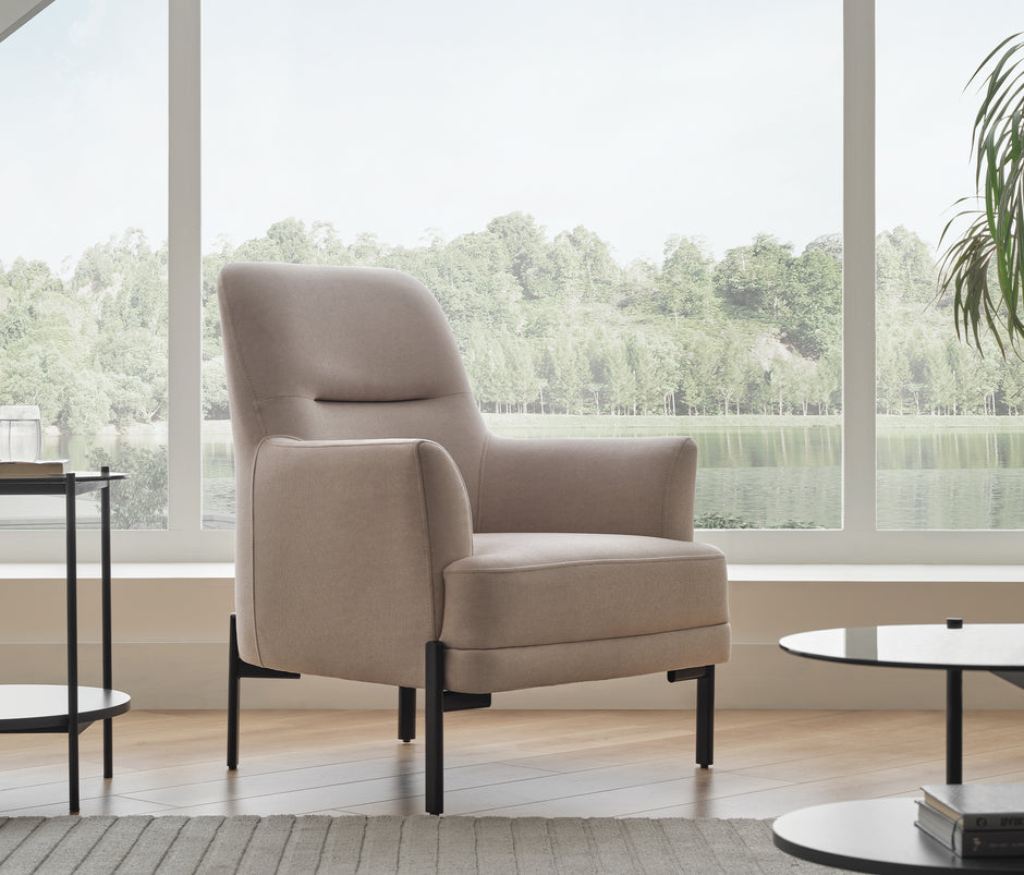 Terra Huisdiervriendelijke Fauteuil Fluweel Ivoor