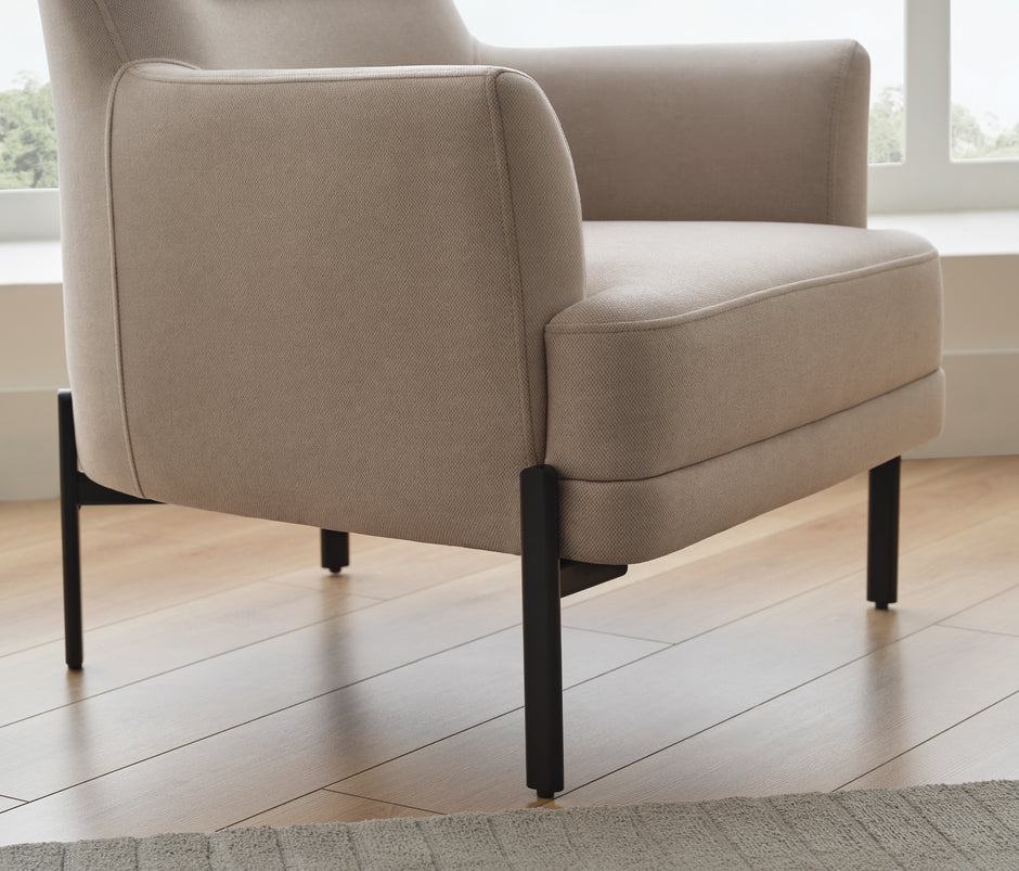 Terra Huisdiervriendelijke Fauteuil Fluweel Ivoor