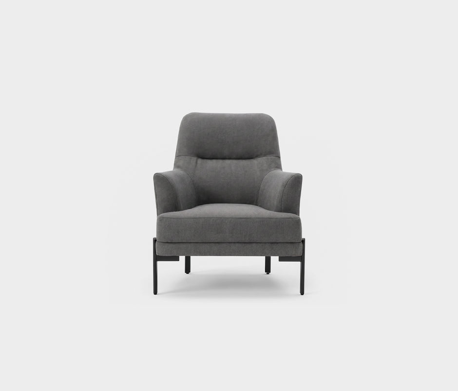 Terra Huisdiervriendelijke Fauteuil Fluweel Grijs