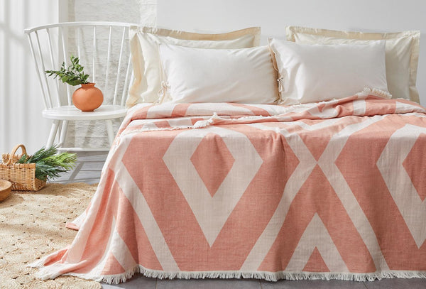 Felipa Blush Bed Sprei Eenpersoons