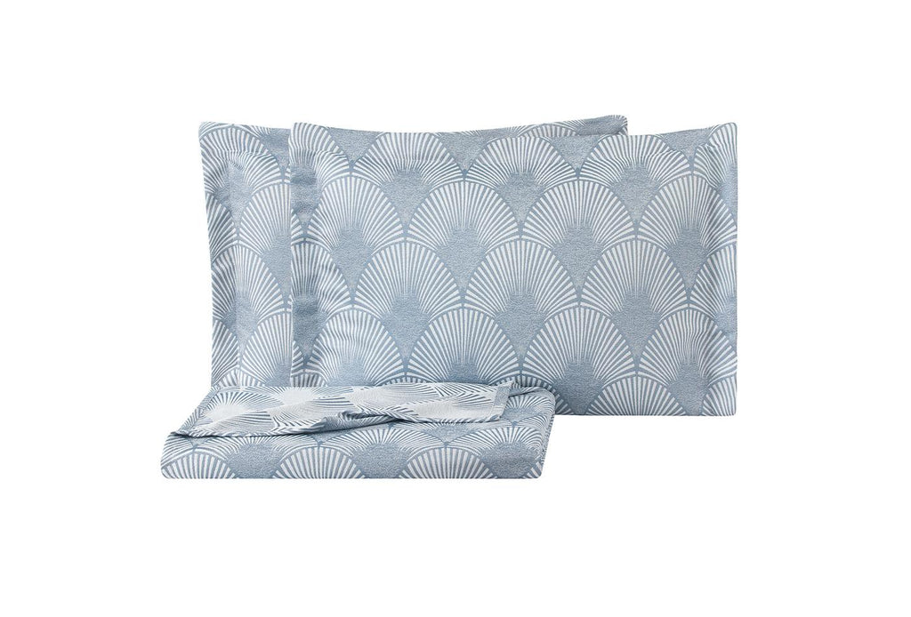 Gian Blauw Bed Sprei Seti Tweepersoons - foto 4