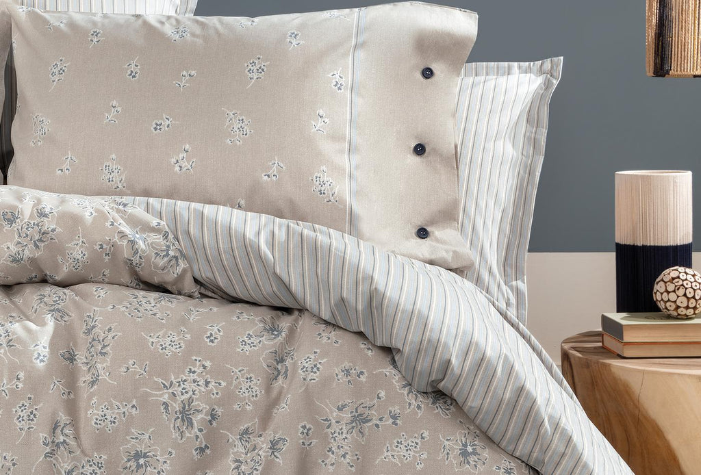 Aveline Beige Dekbedovertrekset Eenpersoons - foto 4
