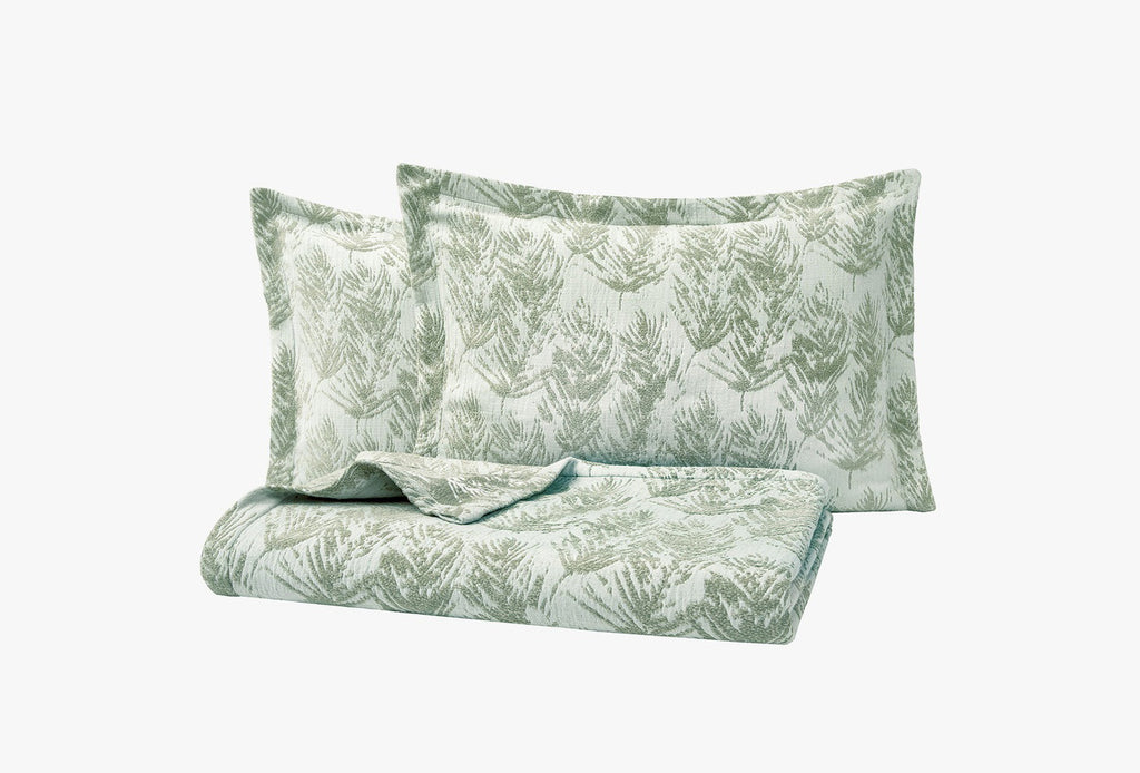 Ella Groen Bed Sprei Seti Tweepersoons - foto 2