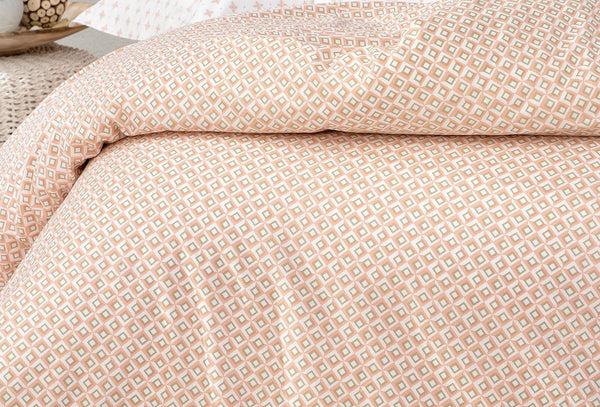 Mix Match Baxley Blush Dekbedovertrek Eenpersoons
