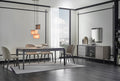 Berta Dressoir Eettafel Vast Cordell Eetkamerstoel 4 stuks