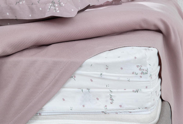 Ramona Pruim Bambu Pique-set Eenpersoons