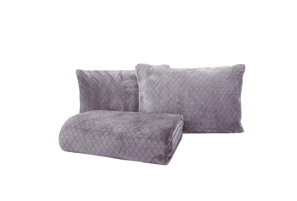Belly Asgrijs Bed Sprei Seti Tweepersoons - foto 5
