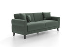 Astera Plus 3-Zitsbank met slaapfunctie Chenille Amandel Groen - foto 2