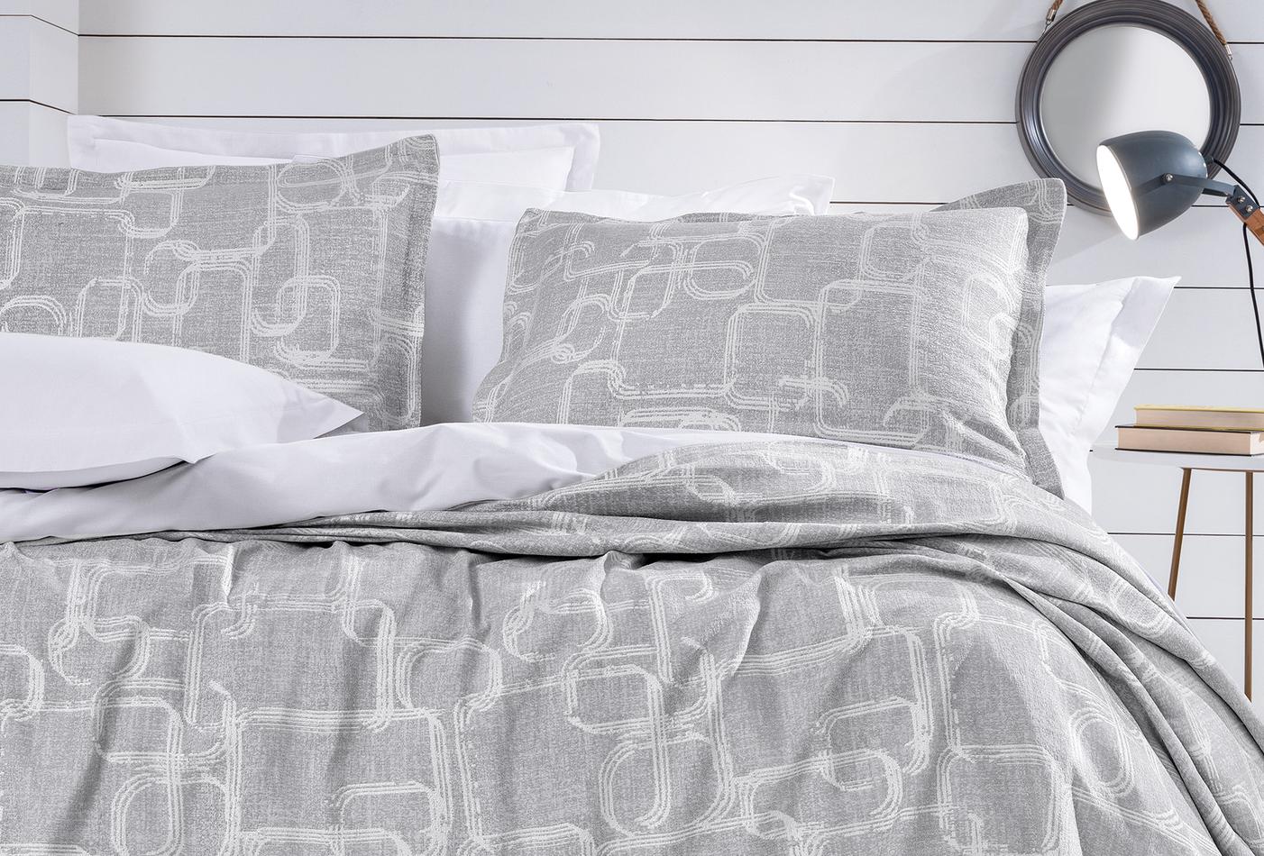 Adena Grijs Bed Sprei Eenpersoons - foto 3