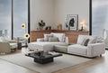 Mesta Modulair Hoekbank Combinatie Links Creme