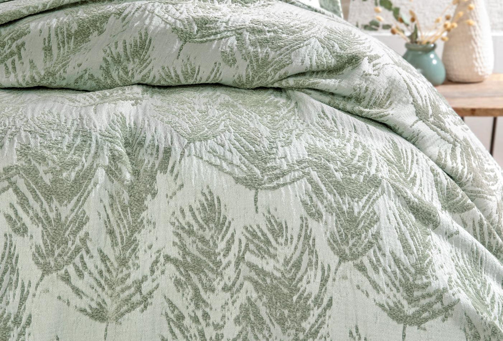 Ella Groen Bed Sprei Seti Tweepersoons - foto 6