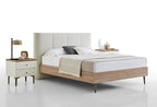 Marsana Bed Incl. Hoofdbord 160x200 cm Beige Geweven stof - foto 5