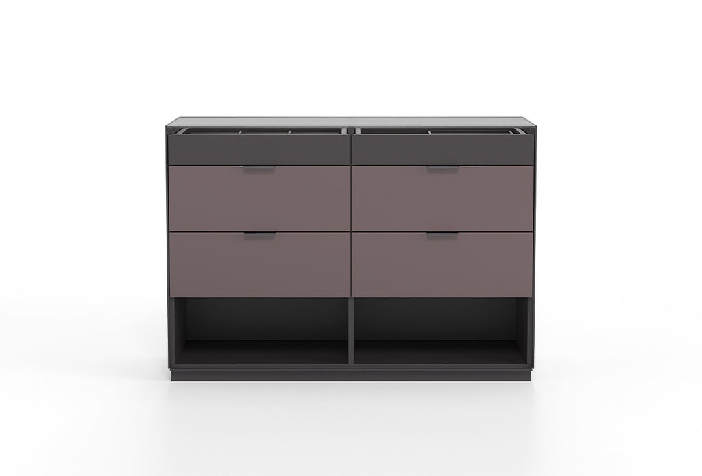 Modena High Gloss Bruin Eiland Ladekast 120x85 cm - foto 3