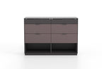 Modena High Gloss Bruin Eiland Ladekast 120x85 cm - foto 3