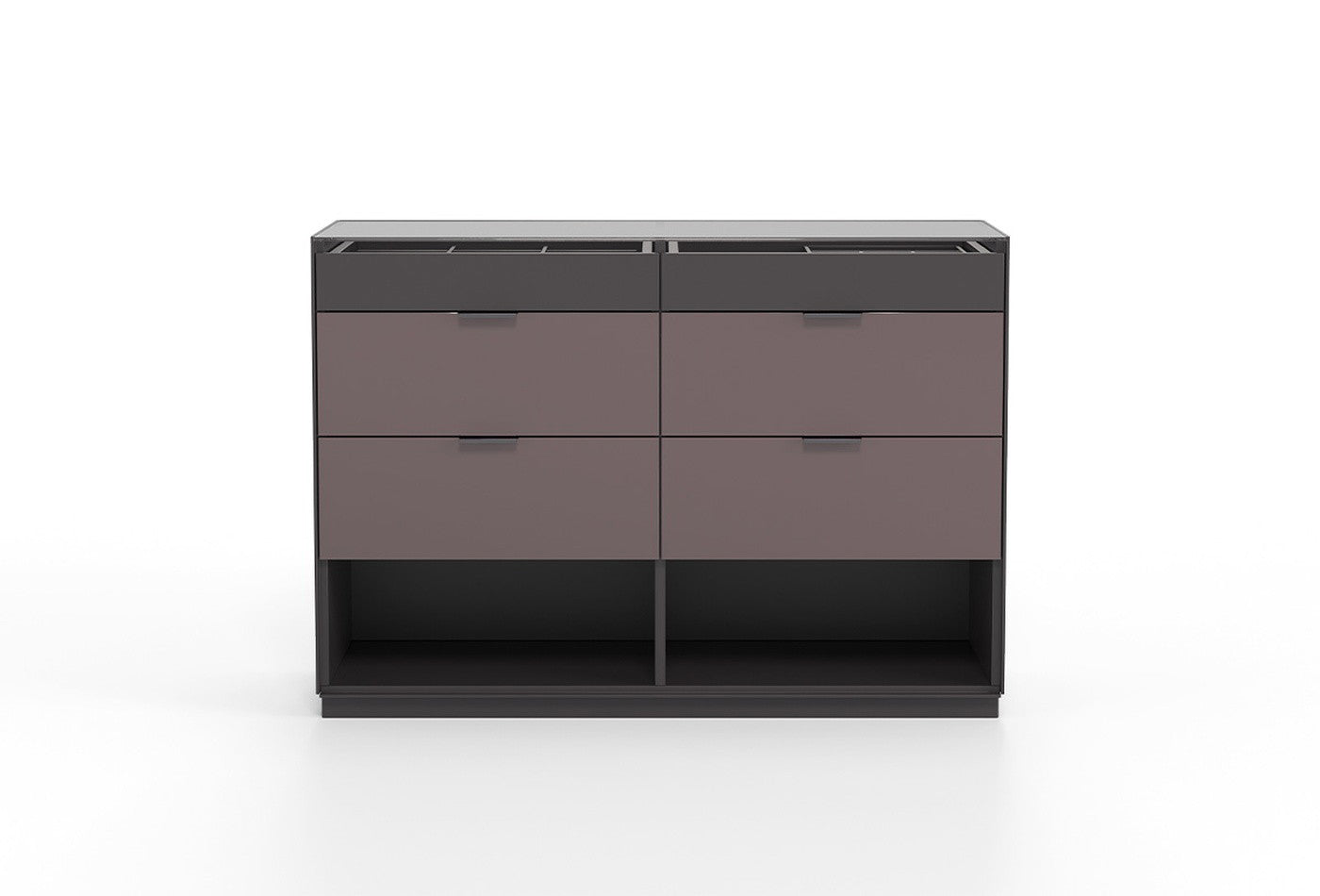 Modena High Gloss Bruin Eiland Ladekast 120x85 cm - foto 3