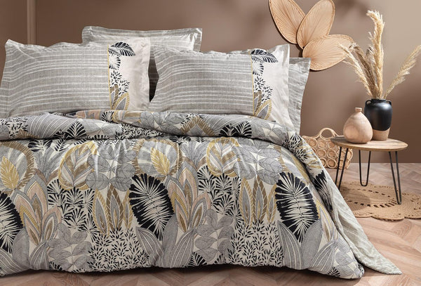 Kenneth Beige Dekbedovertrekset Eenpersoons