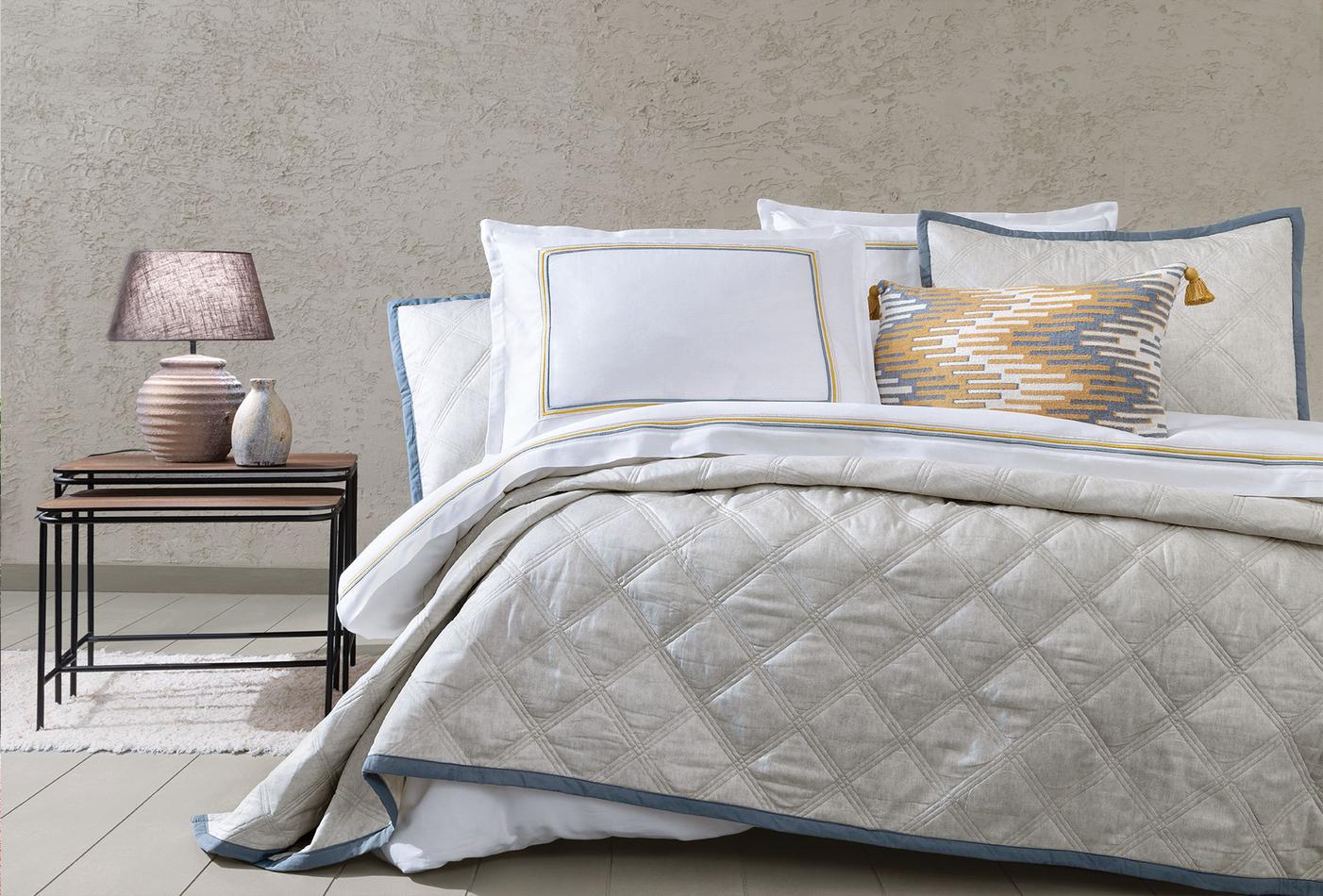 Maia Beige met bedsprei Dekbedovertrekset Tweepersoons - foto 3