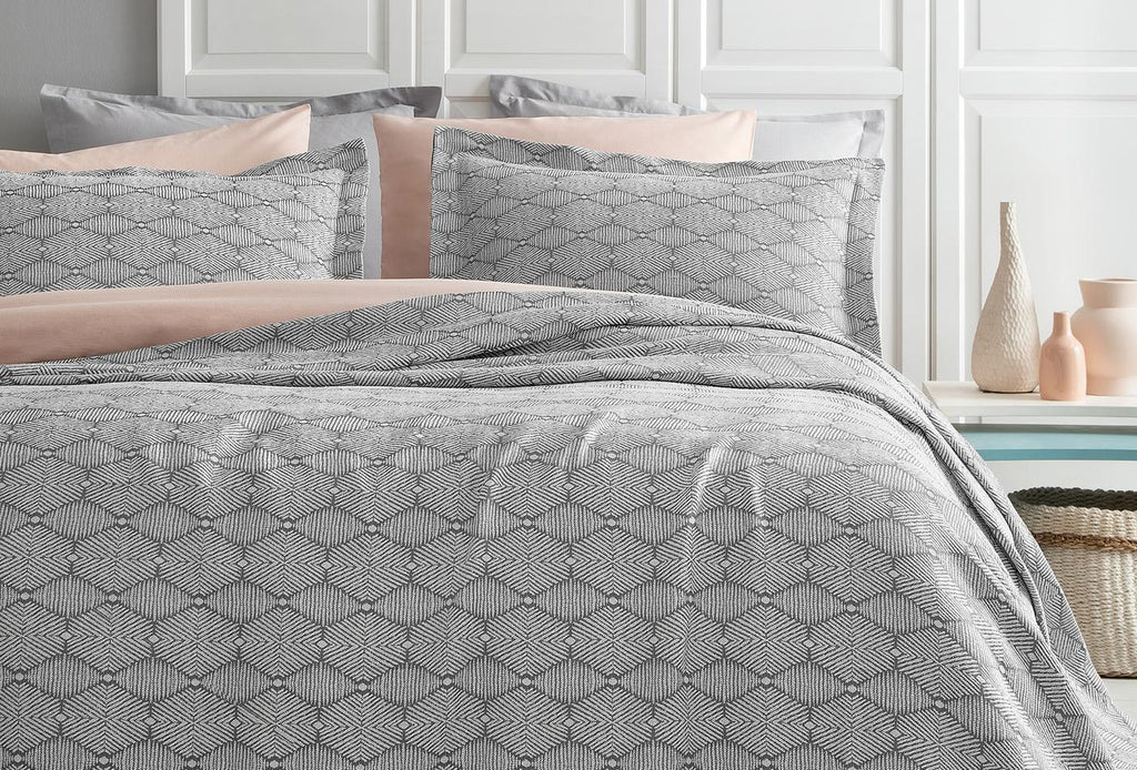 Morty Antraciet Bed Sprei Seti Tweepersoons - foto 3