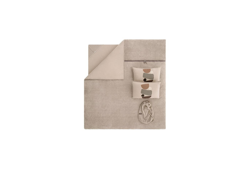 Coverme Stone Beige Deken Dekbedovertrekset Eenpersoons - foto 6
