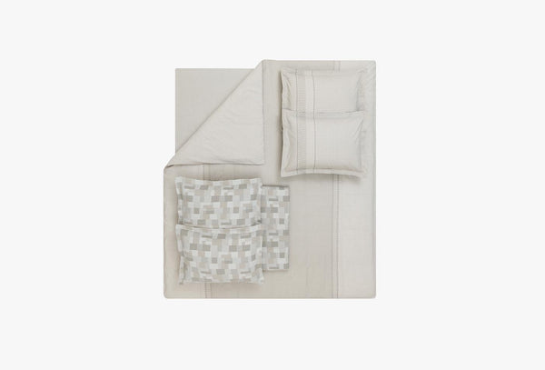 Tanna Beige met bedsprei Dekbedovertrekset Tweepersoons