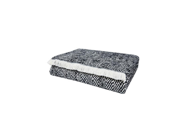 Bronte Zwart Bank Plaid Tv-plaid 140X190 Cm