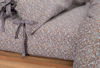 Mix Match Ditsy Antraciet Hoeslaken Eenpersoons