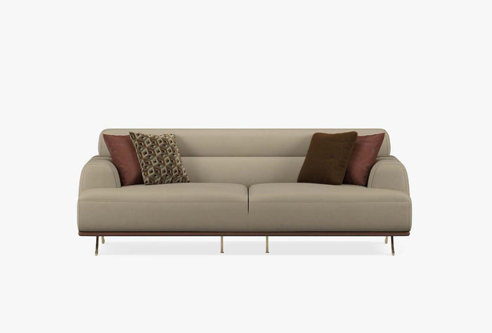 Valdera 2,5-Zitsbank Suede 12504 Grijs